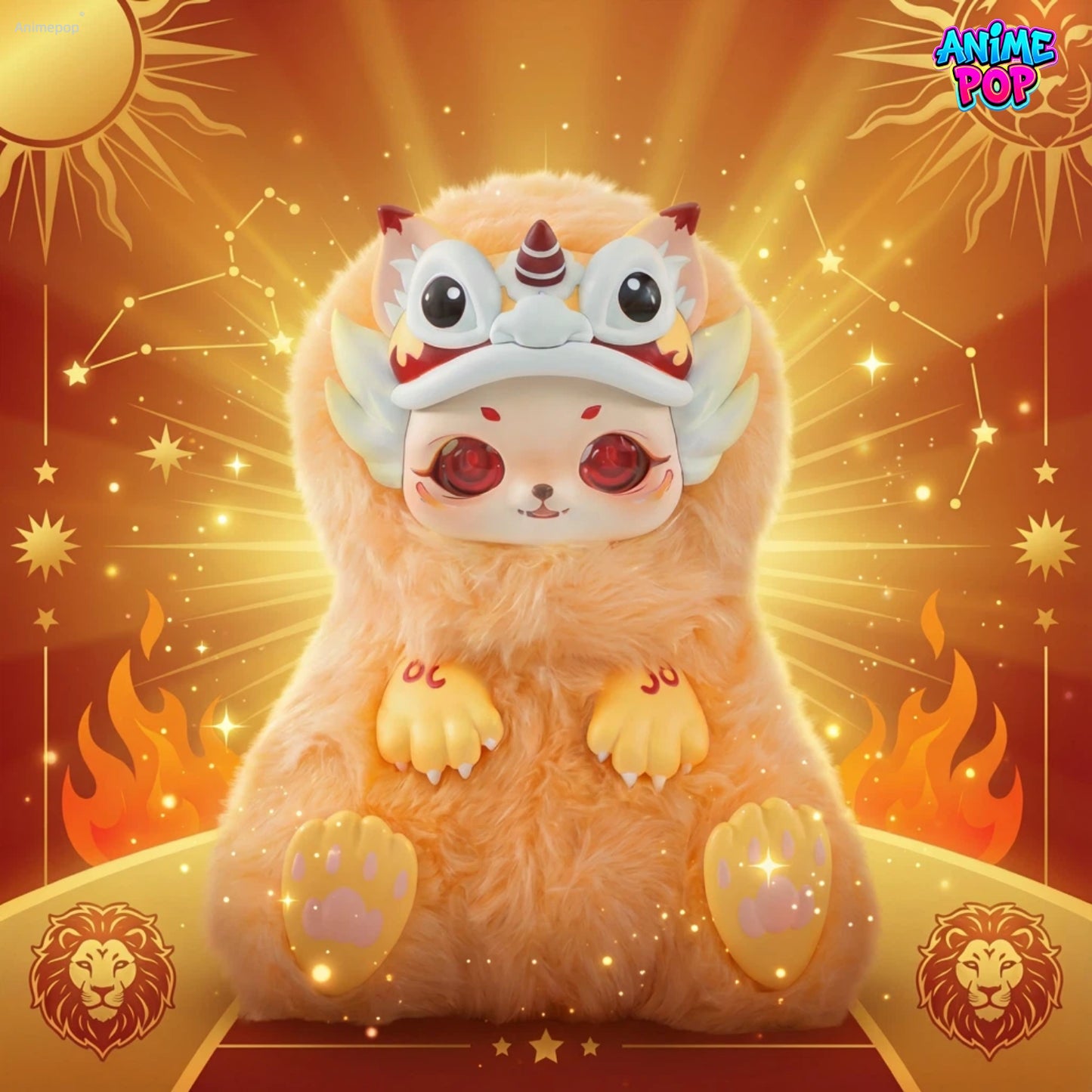 MOBO START 12 Zodiac V3 Hot Heart Series Plush Doll Blind Box (GEMINI, CANCER, LEO, VIRGO)