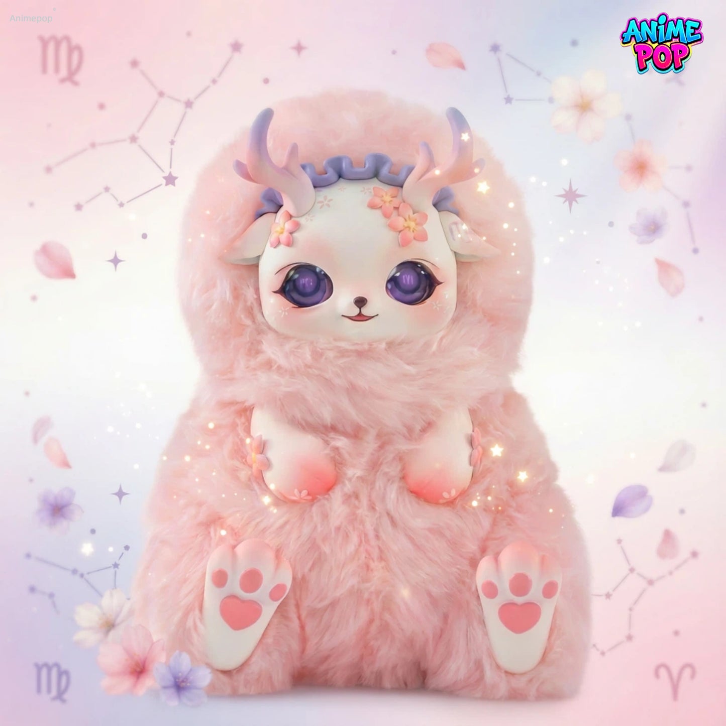 MOBO START 12 Zodiac V3 Hot Heart Series Plush Doll Blind Box (GEMINI, CANCER, LEO, VIRGO)