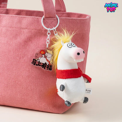 BU2MA Blessing Horse Series Keychain Plush toy Pendant Blind Box